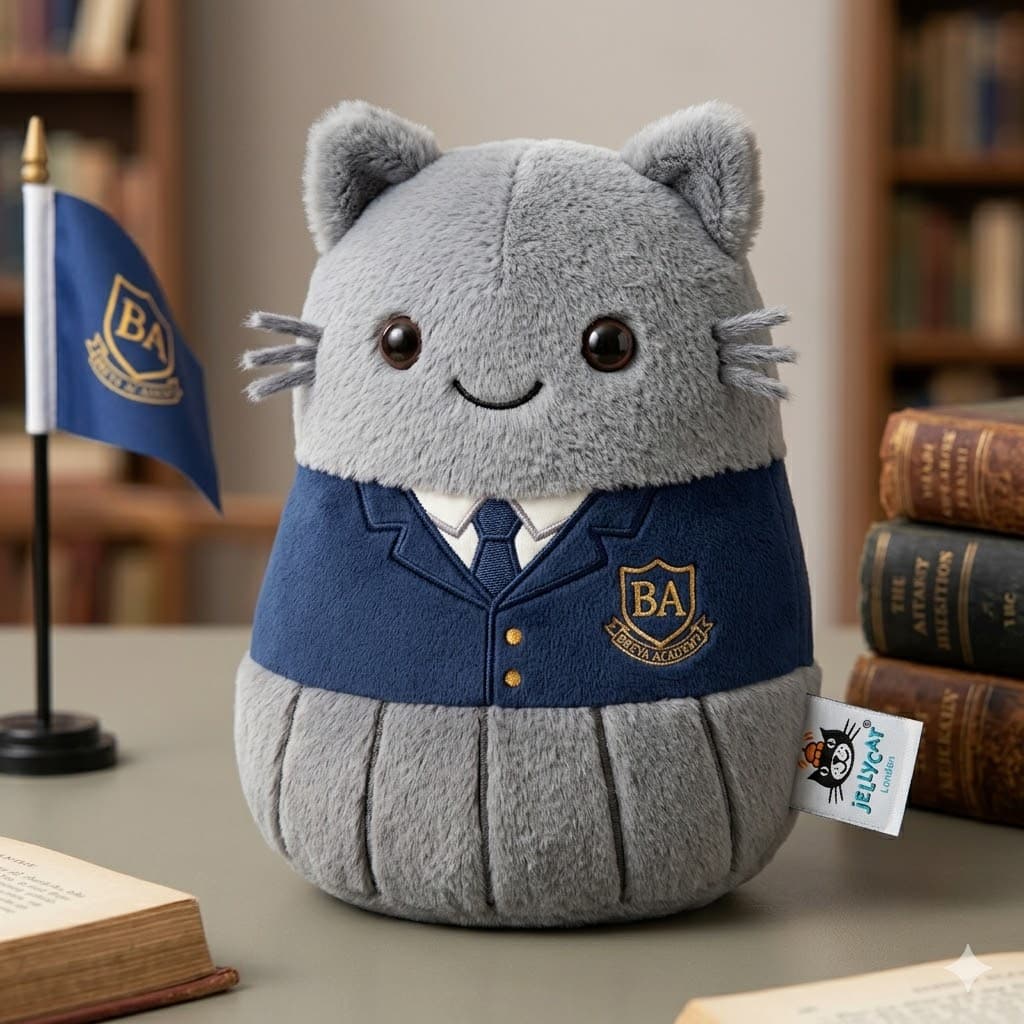 Beano, Breya Academy mascot in school uniform